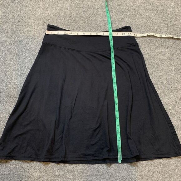 Patagonia Skirt Womens XS Extra Small Black Stretch Unlined Pull On Skater Swing - Picture 8 of 13